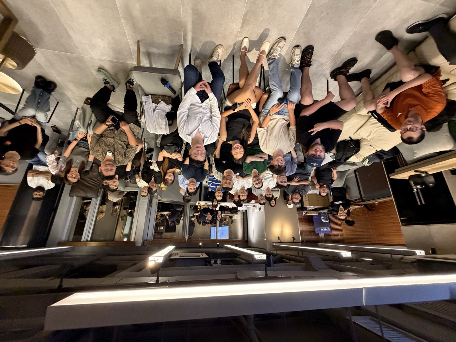 OpenClaw community group photo at AI Agent Night